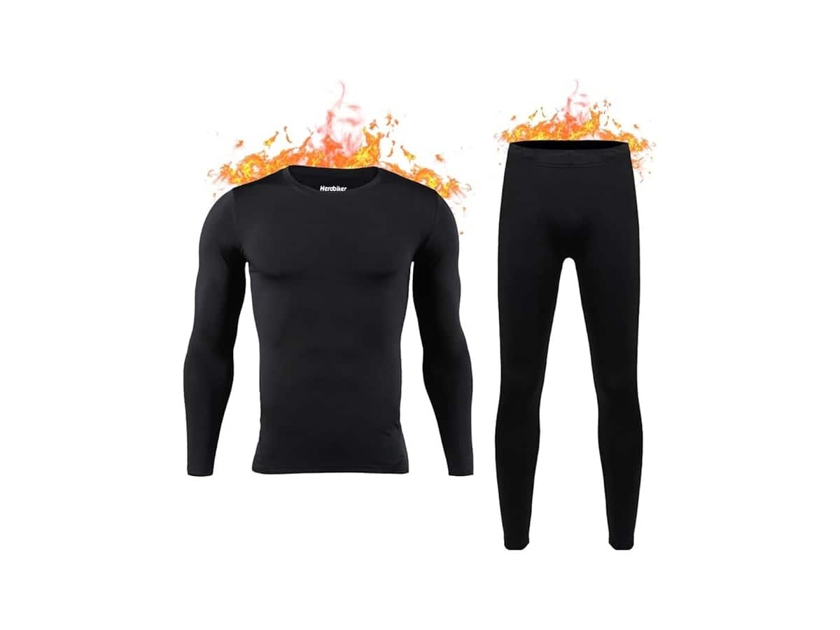 HEROBIKER men's thermal base layer set